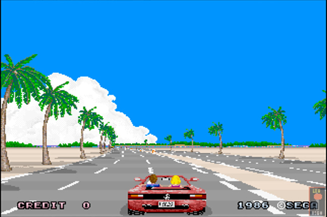 Outrun (1986) Arcade version by Sega